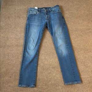 Mavi Marcus Slim Straight Leg Jeans Mens Blue Denim Size 30x32